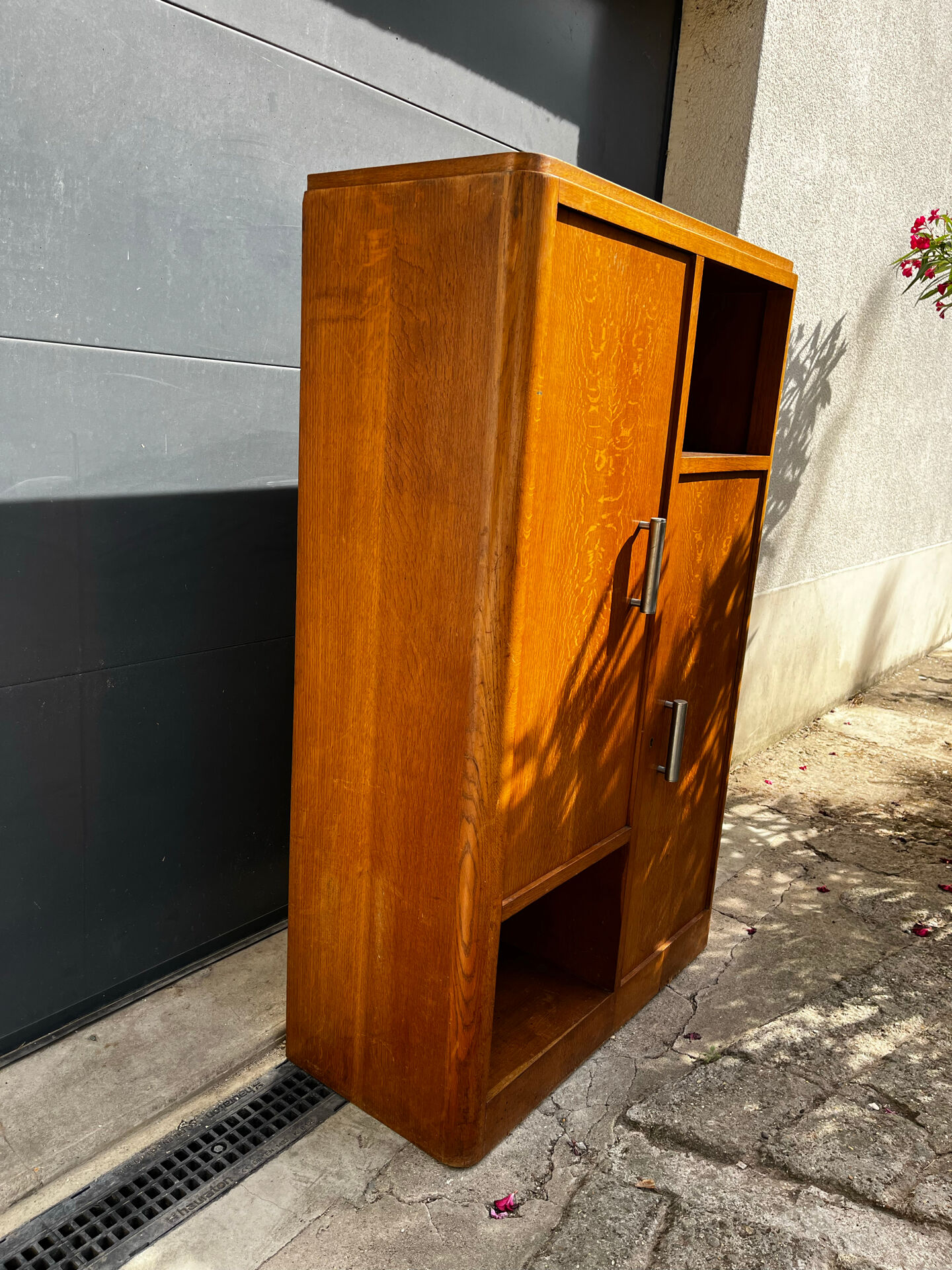 1960s wooden wardrobe