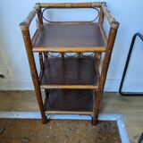 rattan shelf / bedside table