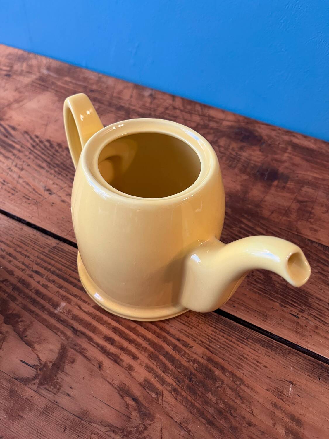 Yellow teapot salam tea guy degrenne vintage 4 cups