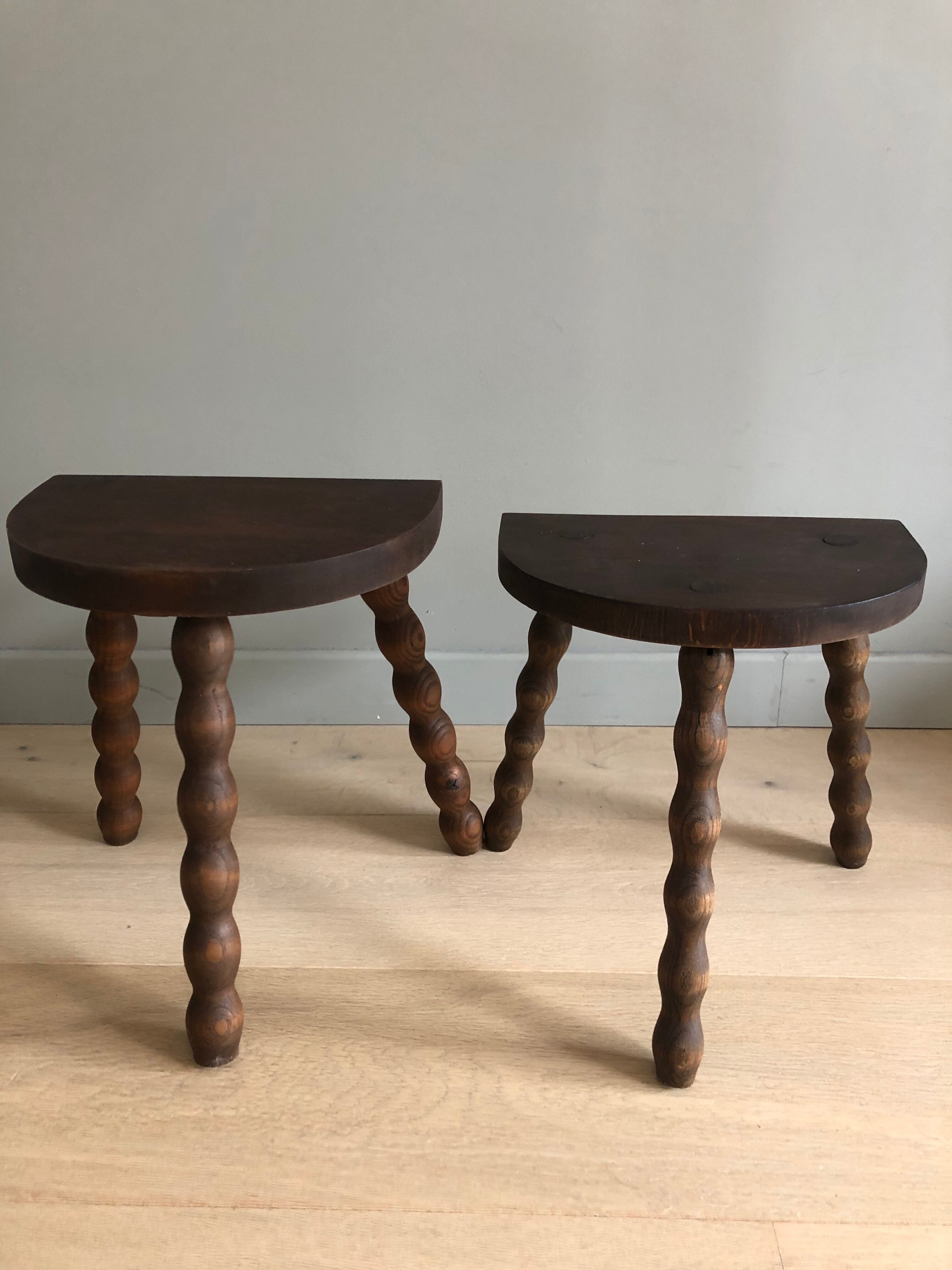 Tabourets vintage tripode