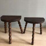 Tabourets vintage tripode