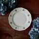 Plates and dish in genuine opaque Digoin Sarreguemines.