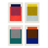 4 contemporary geometric arts