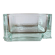 Glass pavé ashtray signed "lumax annealed" 40s 50s