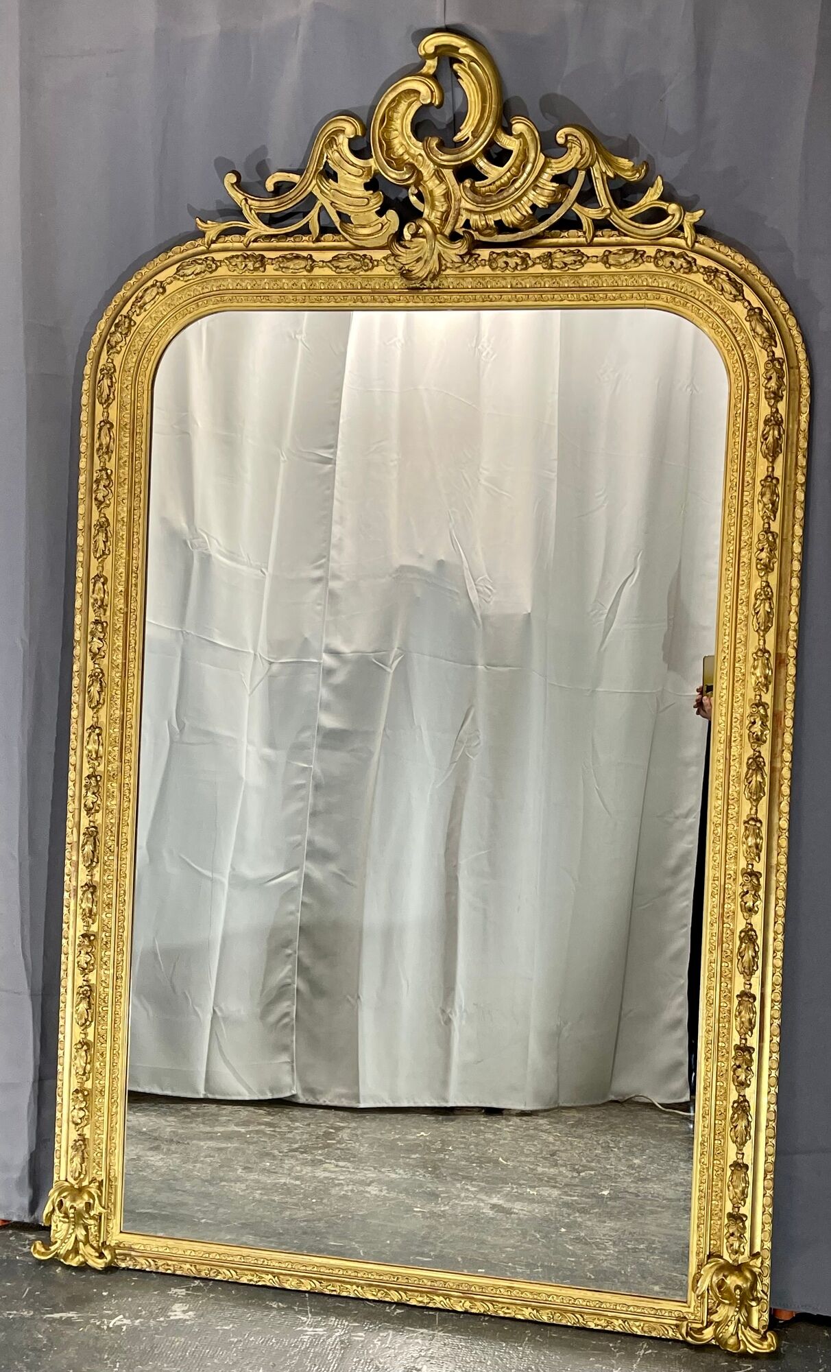 Miroir 178 x109 époque XIXè, Napoléon III