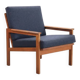 Oak Illum Wikkelso Capella armchair by Niels Eilersen