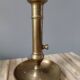 Push candle holder in brass