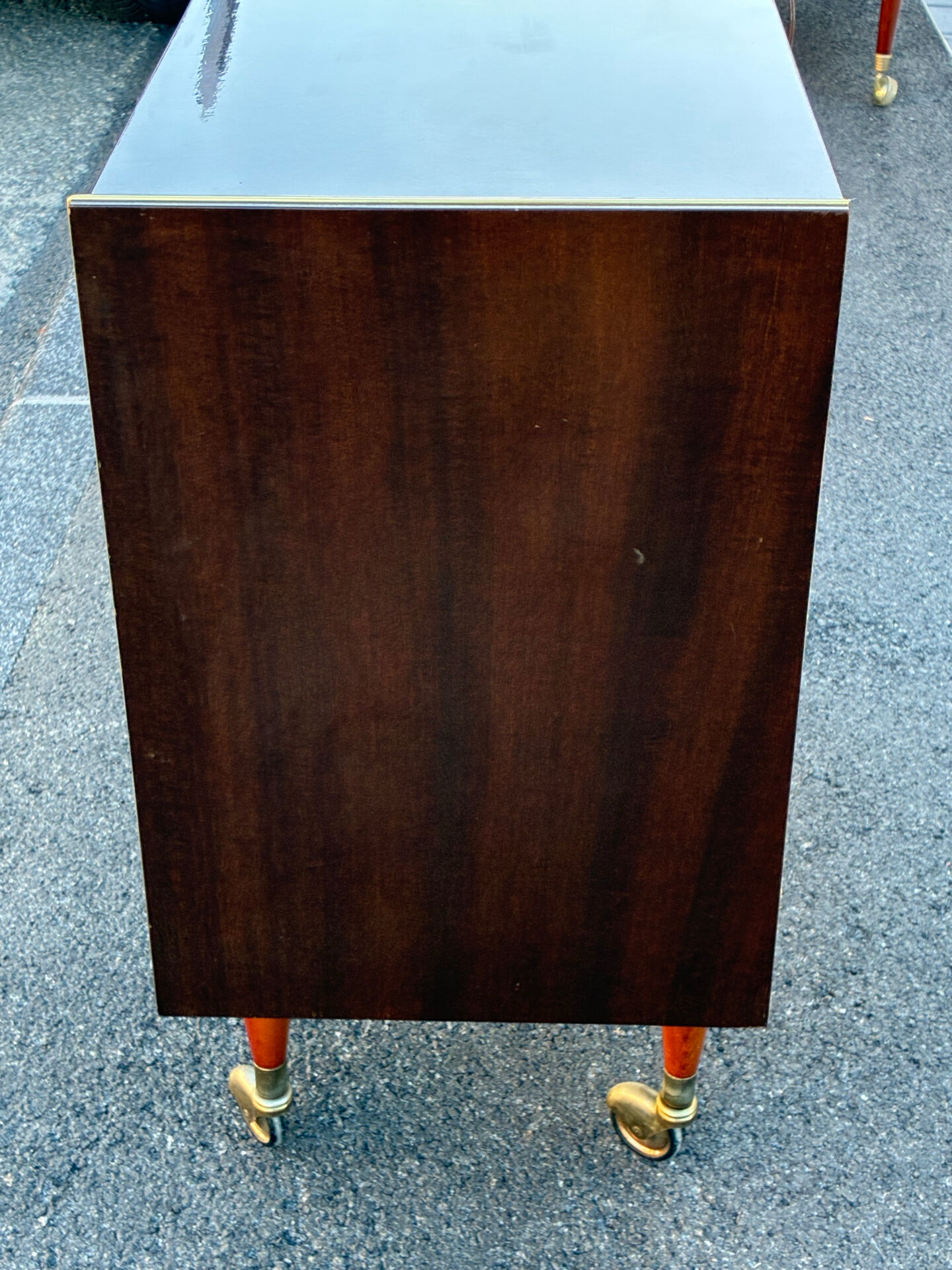 Vintage 60s console TV bar