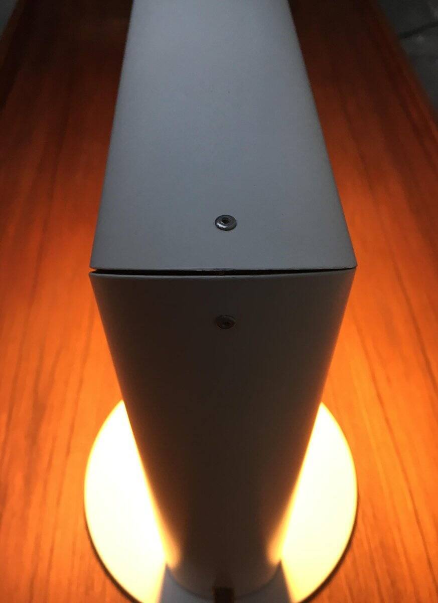 Minimalist metal table lamp by Brendel Leuchten, 1970s.
