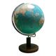 Lampe globe en verre Duo Welt Im Raum vintage des années 1980 en provenance d'Allemagne