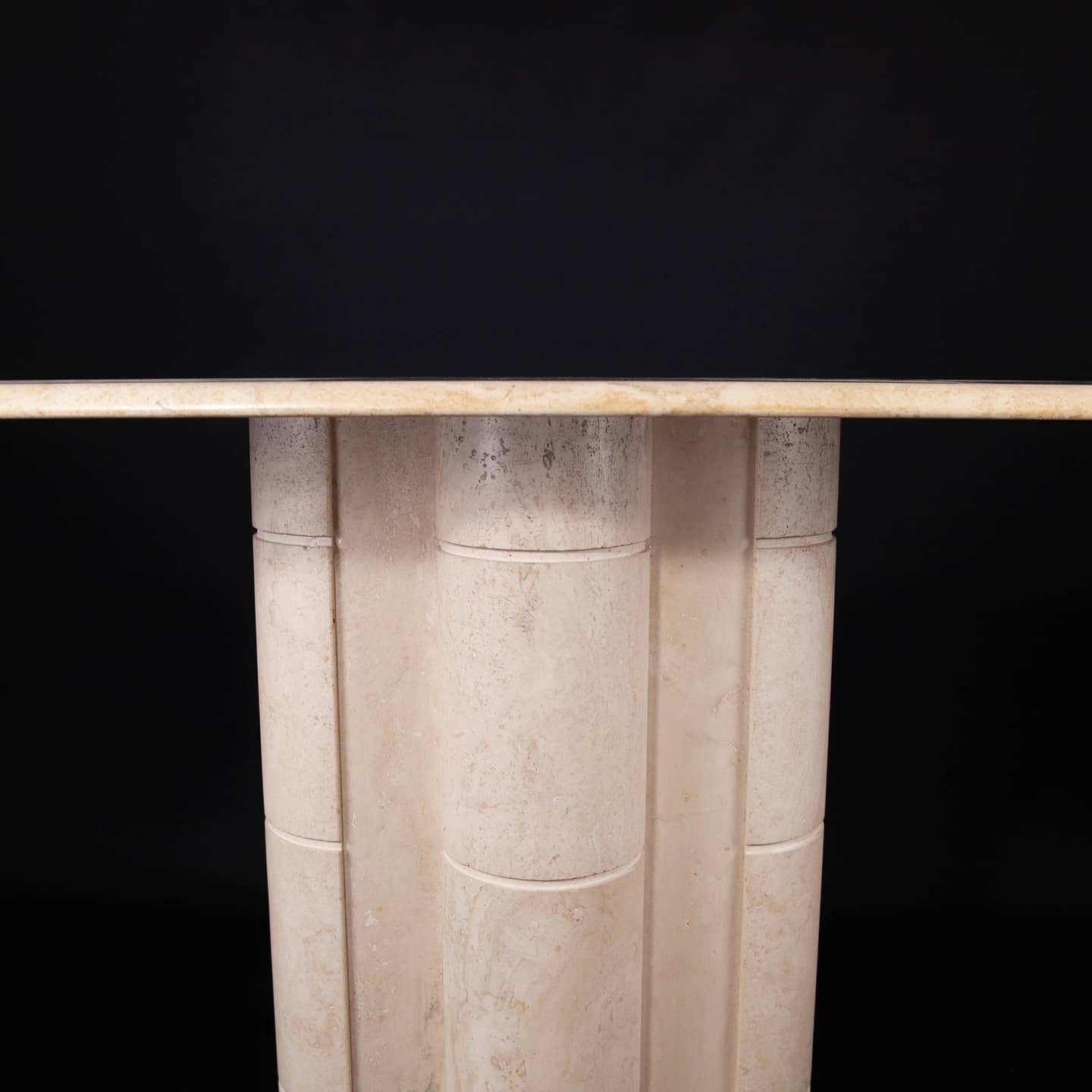 Vintage console in travertine