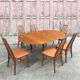 Solid teak table by Peter Hvidt for Soborg, 1956