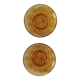Small coloured glass plates Vereco