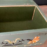 Hand-painted wooden box