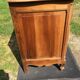 Vintage neo-Louis XV chest of drawers in solid walnut with 3 drawers