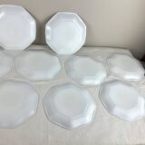 11 Arcopal octime dessert plates