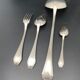 Art Deco silver metal cutlery set