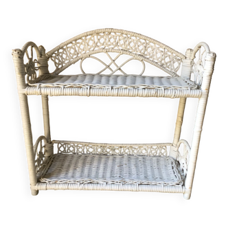 Vintage white shelf