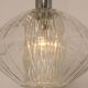 Large glass tulip-shaped pendant light by Cosack, Germany, 1970s.