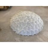 Contemporary Gold-Flowers Murano Glass Flush Mount