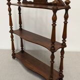 19th century mahogany wall shelf