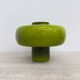 Mid-century design green glass Swedish table lamp, 1970s