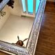 Antique Louis-Philippe mirror "Sidonie" – Art Nouveau decor