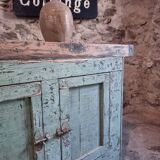 Craft furniture/Wooden kitchen island – France, 1930s