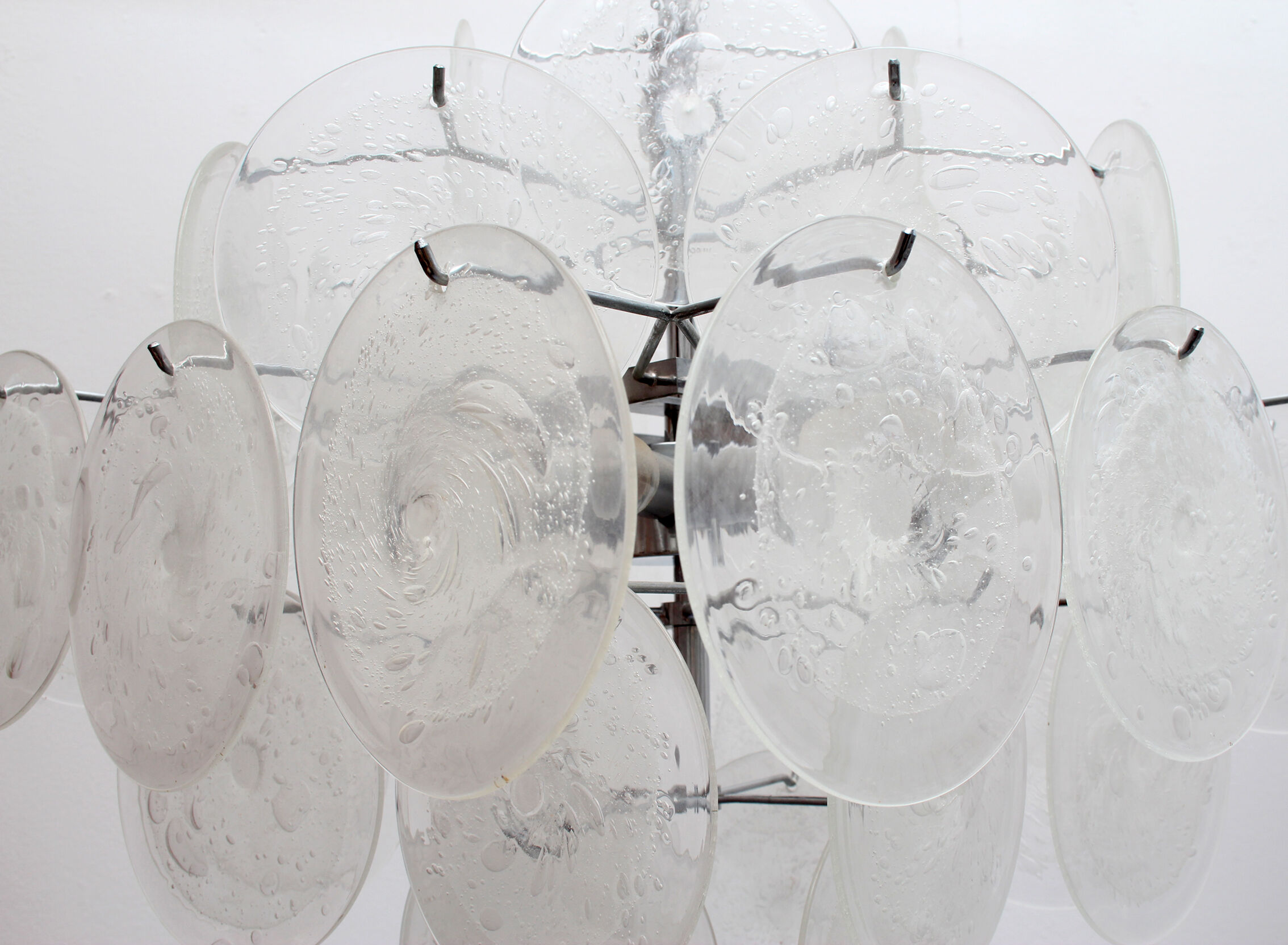 1970s chandelier Murano glass, Gino Vistosi