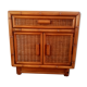 Meuble d'appoint bambou et rotin