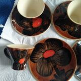 Ceramic coffee service Quimper Quercy