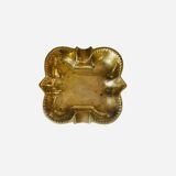 Solid brass cigar ashtray