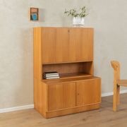 1960s two-piece secretary desk