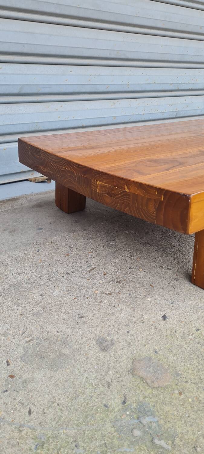 Elm coffee table 1960