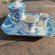 Former earthenware tobacco set BFK boch brothers Keramis