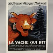 Original advertising lithograph "The Laughing Cow" - Rare proof before publication around 1930