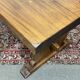 1970s mahogany monastery table - L=2m W=80cm H=75cm