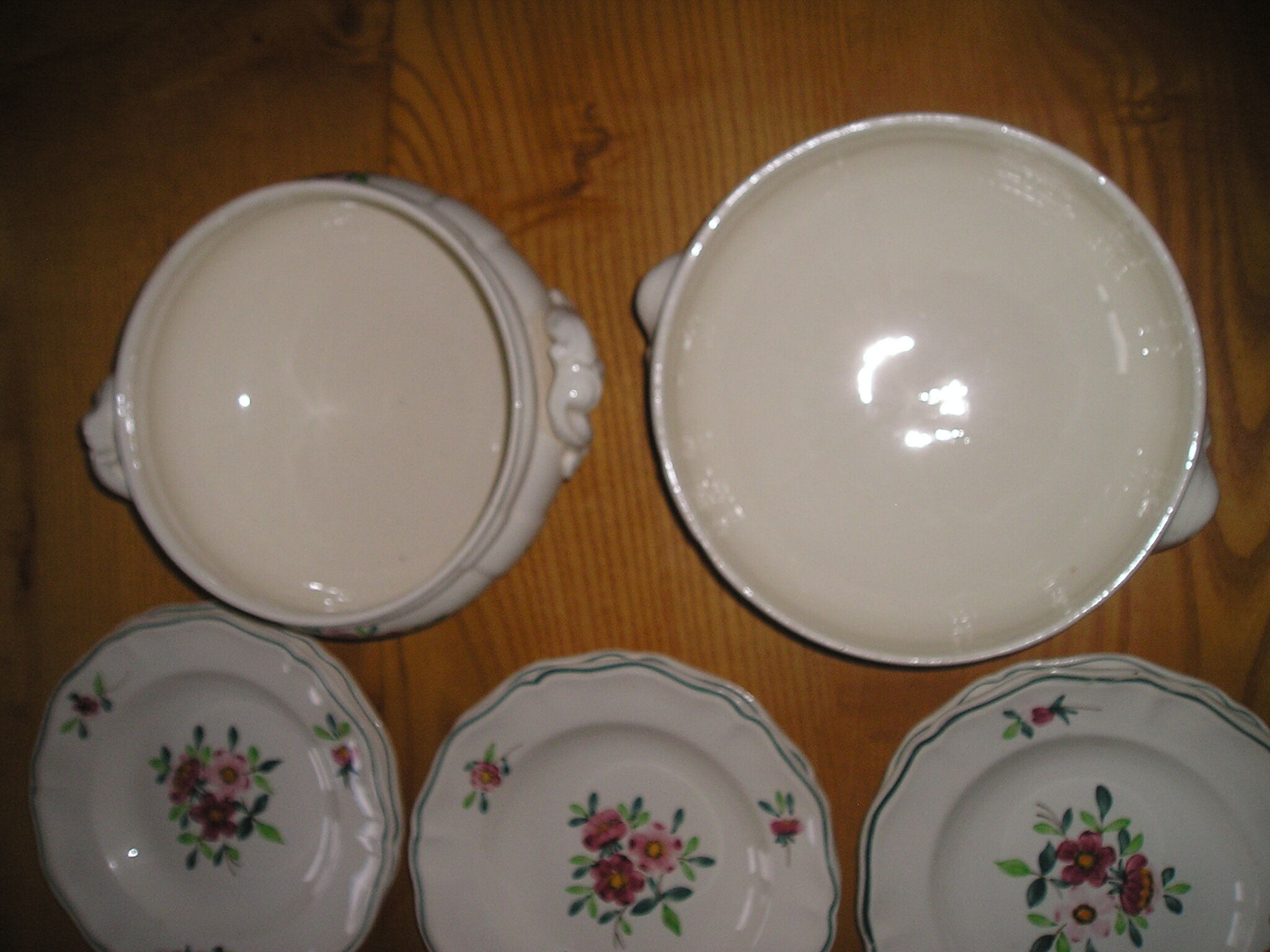 Table service 6 people Sarreguemines model "amazonas" 14 pieces