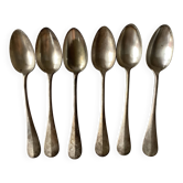 6 silver-plated tablespoons