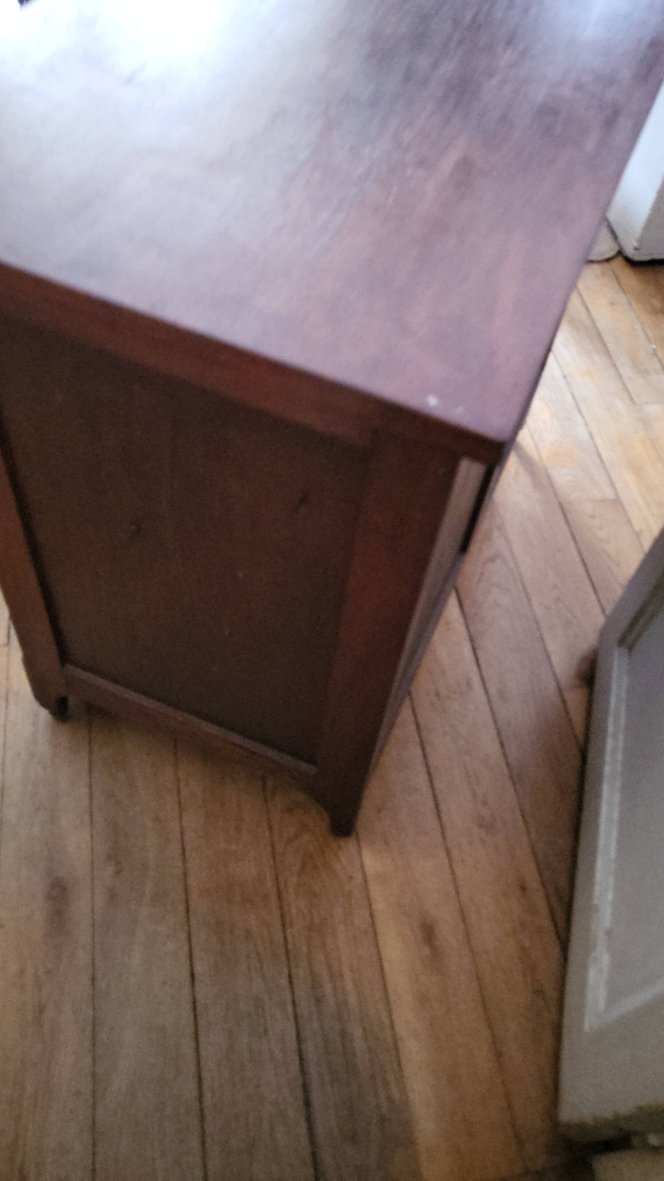 Vintage mahogany school desk