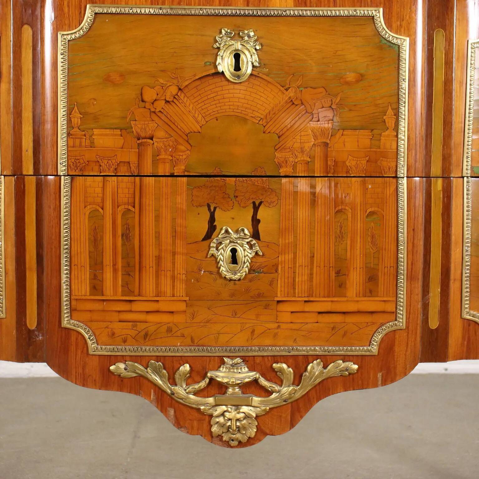 Neoclassical maple commode, France, 18th century