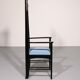 Charles Rennie Mackintosh high back chair Italy