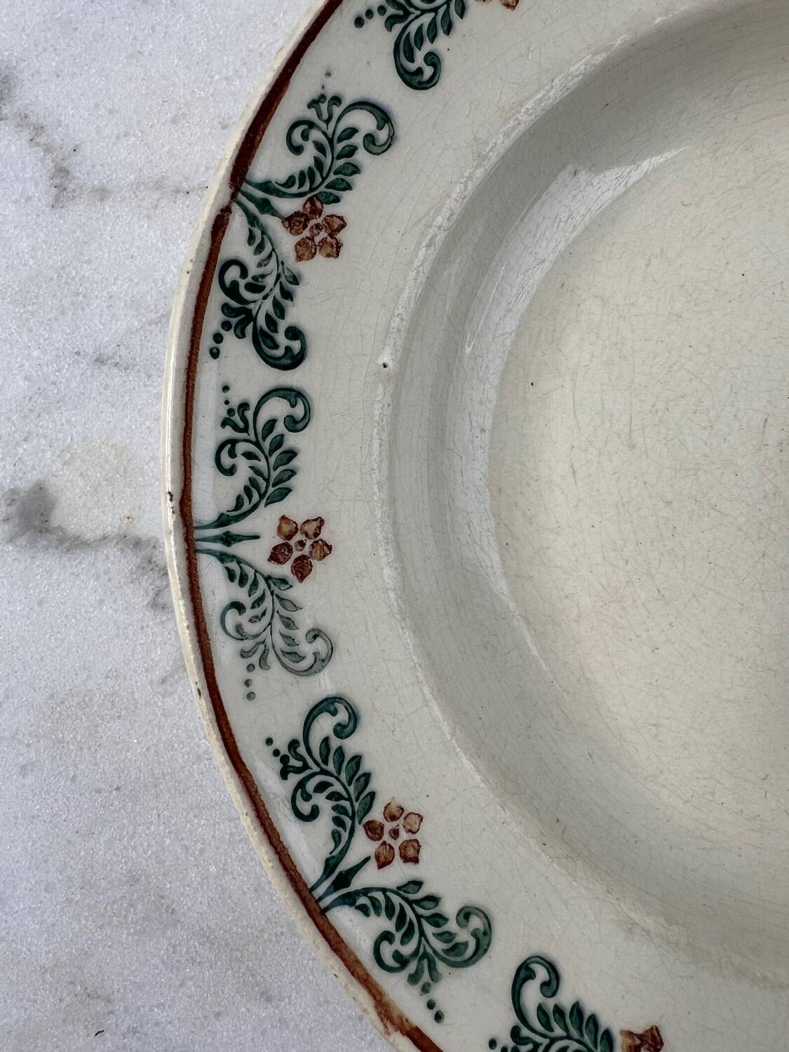 Hollow plate, iron-rich earth, EPCI Hamage and Moulin Nord