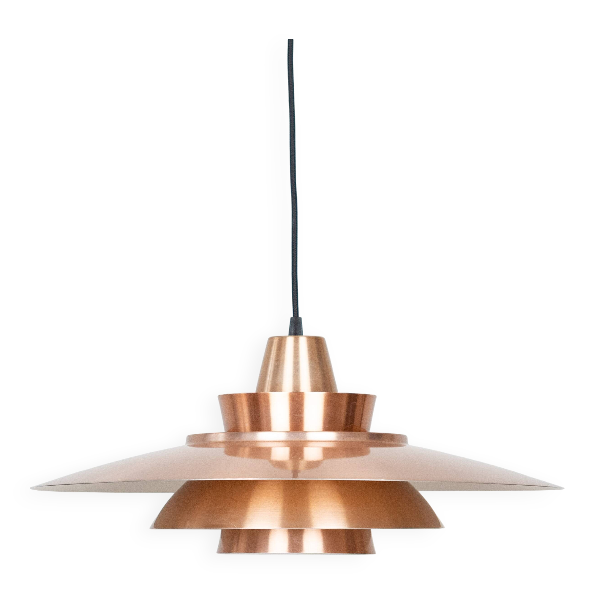 Danish vintage pendant lamp Superlight by David Mogensen, 1980s