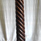 Turned wooden floor lamp – 40s/50s