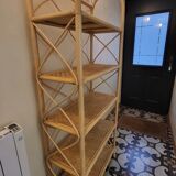 Rattan shelf