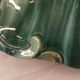 Large turquoise earthenware planter in Art Nouveau style - Jérôme Massier