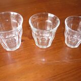 3 transparent Duralex lenses
