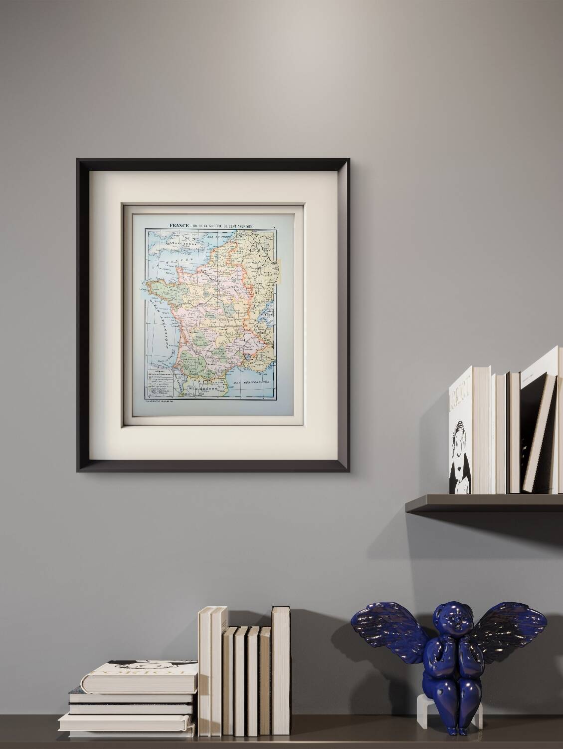 Printed in 1900, France in 1453. Original Authentic Vintage.