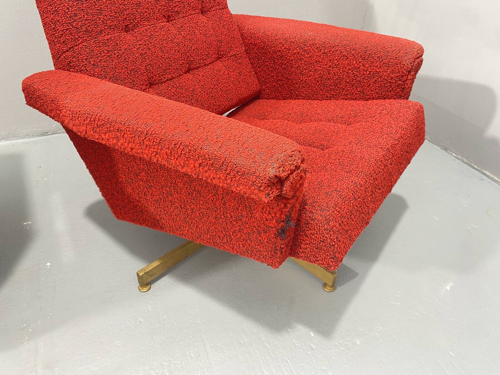 Pair of Vintage Swivel Armchairs from Up Zavody, 1970s